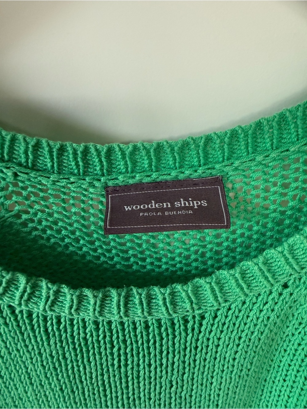 Wooden Ships | St.Patrick’sD Day Lucky Green Sweater | sz S /M | Very Good Cond - Picture 3 of 7